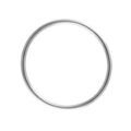 Bracelets sur Artemare : Bracelet jonc en argent massif largeur 3,8mm et diam&egrave;tre 66mm