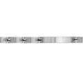 Bracelets sur Artemare : Bracelet en acier maillons lisses et plaque &agrave; graver - longuer 20cm + 1,5cm r&eacute;glable par double fermoir