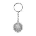 Porte-clef en acier avec Saint-Christophe Artemare