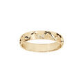 Alliance en vermeil diamant&eacute;e avec 2 rangs d'&eacute;toiles 4mm Artemare