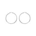 Boucles d'oreille sur Artemare : Cr&eacute;oles en argent ondul&eacute;es en 1mm et diam&egrave;tre 31mm