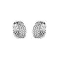 Boucles d'oreille sur Artemare : Boucles d'oreilles tige en argent noeud d'amour