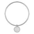 Bracelets sur Artemare : Bracelet jonc pour enfant en argent massif largeur 2mm et diam&egrave;tre 54mm avec galet coulissant &agrave; graver