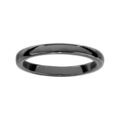 Alliance demi-jonc en c&eacute;ramique noir 2mm