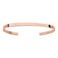 Bracelets sur Artemare : Bracelet esclave en plaqu&eacute; or rose ruban fin ouvert &agrave; graver
