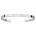 Bracelets sur Artemare : Bracelet jonc en argent ruban ouvert &agrave; graver 4,5mm taille 60mm X 47mm