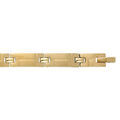 Bracelets sur Artemare : Bracelet en acier et PVD jaune avec petite plaques lisses longueur 21cm
