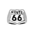 Chevali&egrave;re en acier "route 66"