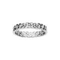 Bagues sur Artemare : Bague en argent rhodi&eacute; motif triskel entrelac&eacute; largeur 4mm