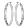 Cr&eacute;oles en acier diamant&eacute;e stri&eacute;e diam&egrave;tre 32mm