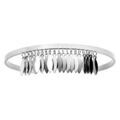 Bracelets sur Artemare : Bracelet jonc en acier avec frange pampilles ovales
