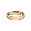 Alliances sur Artemare : Alliance en vermeil diamant&eacute;e ligne horizontale largeur 4mm