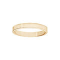 Alliance en vermeil ruban largeur 3mm