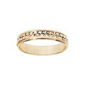 Alliances sur Artemare : Alliance en vermeil diamant&eacute;e &eacute;toile largeur 4mm