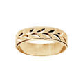 Alliances sur Artemare : Alliance en vermeil diamant&eacute;e &eacute;pis largeur 5mm