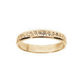 Alliance en vermeil diamant&eacute;e &eacute;toiles largeur 4mm Artemare