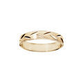 Alliances sur Artemare : Alliance en vermeil bross&eacute; largeur 4mm