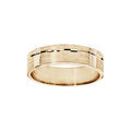 Alliances sur Artemare : Alliance en vermeil diamant&eacute;e bross&eacute; largeur 6mm