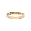 Alliances sur Artemare : Alliance en vermeil motif en V largeur 3mm