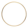 Bracelets sur Artemare : Bracelet jonc en plaqu&eacute; or 62mm diamant&eacute;