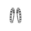 Créoles en acier patiné balinaises avec motifs boules diamètre 15mm Boucles d'oreille sur Artemare : Créoles en acier patiné balinaises avec motifs boules diamètre 15mm