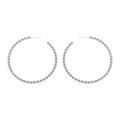 Cr&eacute;oles en acier fantaisies torsad&eacute;es diam&egrave;tre 52mm