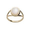 Bague en plaqu&eacute; or avec Nacre v&eacute;ritable Artemare