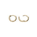 Cr&eacute;oles en plaqu&eacute; or lisse articul&eacute;e diam&egrave;tre 10mm Artemare