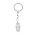 Cadeaux sur Artemare : Porte clef en acier "porte poudre" forme d'une urne