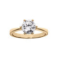 Bague en vermeil grand taille solitaire 6 griffes Artemare