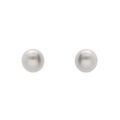 Boucles d'oreille sur Artemare : Boucles d'oreille en plaqu&eacute; or Perle de culture d'eau douce 3mm et fermoir poussette