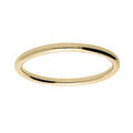 Bracelets sur Artemare : Bracelet en acier et PVD jaune rigide tube 6mm diam&egrave;tre 65mm