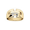 Bague Elix&egrave;s en vermeil avec barrette sur le dessus