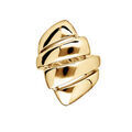 Bague Elix&egrave;s en vermeil ruban enroul&eacute; en forme de croissant Artemare