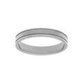 Alliance en acier bandeau mat au centre largeur 4mm Artemare