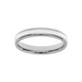 Alliance en acier bandeau mat blanc largeur 4mm Artemare
