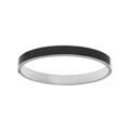 Bracelets sur Artemare : Bracelet jonc en acier articul&eacute;e fond noir largeur 8mm diam&egrave;tre 60mm