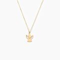 Histoire d'Or Collier Hallie Ange Et Coeur Or Jaune