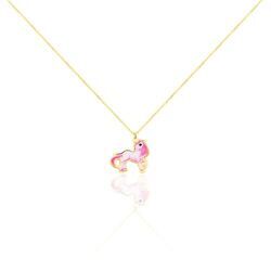 Histoire d'Or Collier Fantasila Cheval Or Jaune