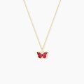 Colliers sur Grenoble : Histoire d'Or Collier Sulivia Papillon Or Jaune