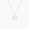 Histoire d'Or Collier Or Bicolore Blanc Et Jaune Eloisia Diamants