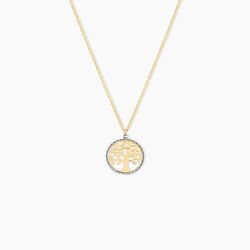 Histoire d'Or Collier Or Bicolore Solidage