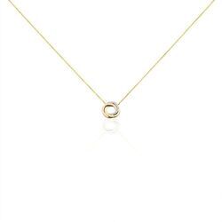 Histoire d'Or Collier Daphnee Or Tricolore Diamant