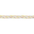Colliers sur Grenoble : Histoire d'Or Collier Jasmin Tresse Or Tricolore