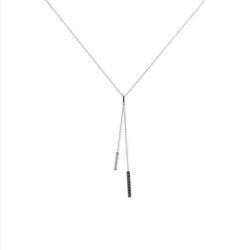 Histoire d'Or Collier Ainhoaa Or Blanc Diamant