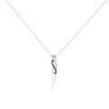 Colliers sur Grenoble : Histoire d'Or Collier Callune Or Blanc Diamant