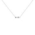 Histoire d'Or Collier Enid Or Blanc Diamant