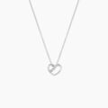 Colliers sur Grenoble : Histoire d'Or Collier Or Blanc Juliane Diamants