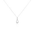 Histoire d'Or Collier Or Blanc Abilene Diamants