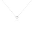 Histoire d'Or Collier Or Blanc Tresha Diamants